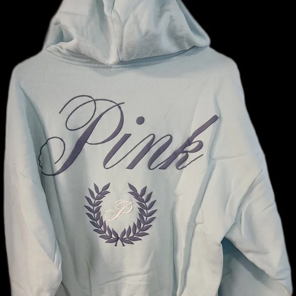 Pink- Vicroria Secret- Opal Blue- Sweatshirt/Sweatpants/Shirt Bundle - Picture 4 of 6
